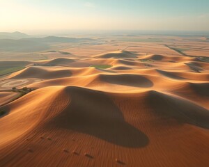 Organic Textured Rural Landscape with Dappled Light