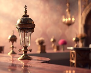 Obraz premium Polished Textured Background with Atmospheric Perspective