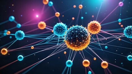 abstract background with dna