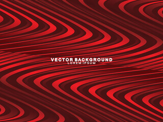 Abstract red geometric lines on red background. Modern shiny gradient red futuristic pattern. Futuristic technology concept, suitable for cover, poster, banner, flyer, website, etc.