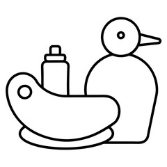 illustration of a bottle of perfume