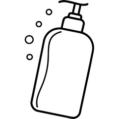 vector illustration of a soap dispenser