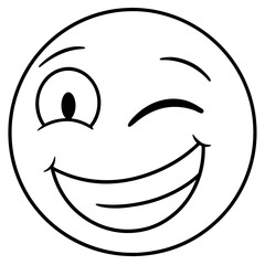 smiley face with smile