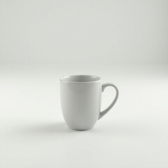 Fototapeta premium Coffee mug with plain bacground and space for writing