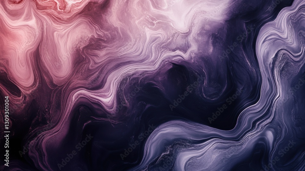 Poster high-resolution marble texture with soft swirling patterns in neutral shades for refined aesthetics.