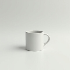 Fototapeta premium Coffee mug with plain bacground and space for writing