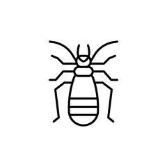 Booklice line icon