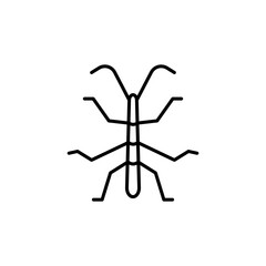 Bug Stick line icon
