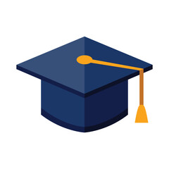 University graduation cap and diploma