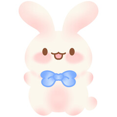 Cute bunny and Easter things for Easter 