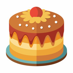 Cake with carry