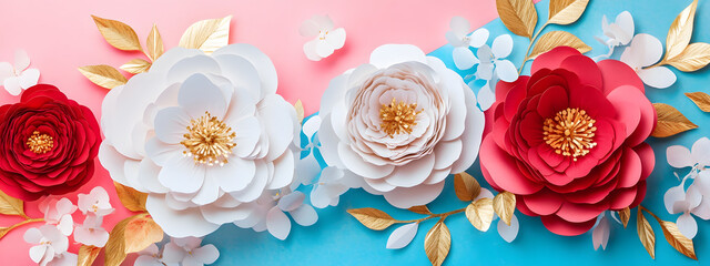 A beautiful floral arrangement with various flowers in pink, white, and red colors
