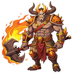 Abstract geometric shapes forming a vibrant, multicolored, stylized flower.  Vector illustration, clean lines, bold colors.