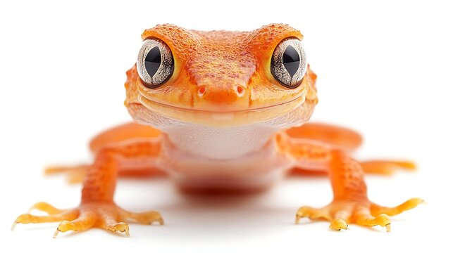 Orange Gecko Close-Up