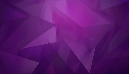 Obraz premium geometric abstract purple background with layered translucent angular shapes, modern digital texture for design and branding