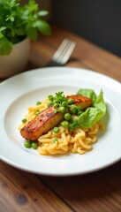 Spotless white plate, ready for serving, pristine condition, clean, isolated