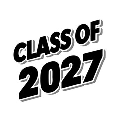 High-Quality Class of 2027 School Spirit 