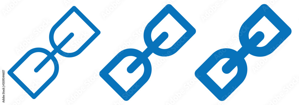 Poster link icon isolated on white background. external link symbol icon vector. connection, hyperlinks, an