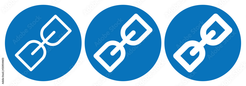 Poster link icon isolated on white background. external link symbol icon vector. connection, hyperlinks, an