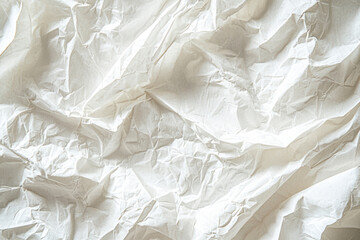 Obraz premium Vertical Wrinkled paper white background texture.