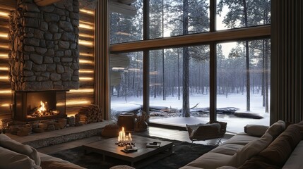 Modern style cozy house