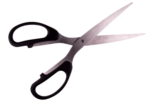 scissor isolated on white or transparent background. png file