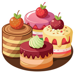 illustration-of-cakes-isolated-on-white-background (2).eps