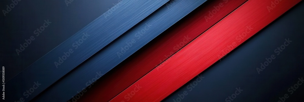 Poster Sleek gradient design with diagonal elements representing political movement and progress Generative AI
