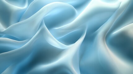 Obraz premium Abstract flowing silk fabric texture, beautiful iridescent satin background 