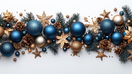 Festive Christmas Ornaments Arrangement