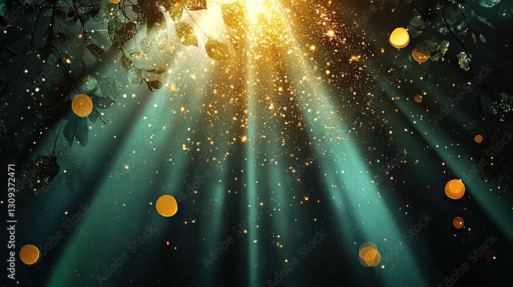 Aufkleber light leak effect with a subtle grainy texture and a soft-focus golden glow.