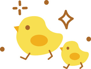 Chicks illustration.