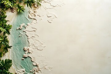 Tropical Beach Paradise - Artistic Landscape Design