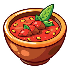 illustration-of-salsa-isolated-on-white-background.eps