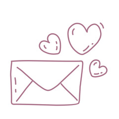 Valentine day coquettish illustration