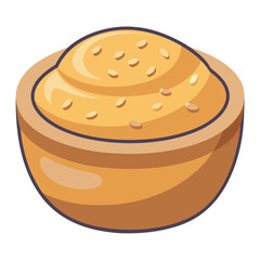 illustration-of-tahini-isolated-on-white-backgroun.eps