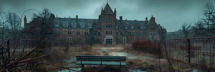 Specter of Isolation - A Foreboding View of an Old Psychiatric Hospital