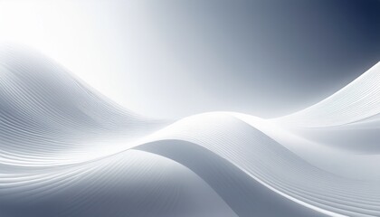 Fototapeta premium Cyber White Gradient, an ultra-minimalist transition from pure white to a light pearlescent glow. 