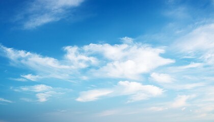 Naklejka premium Cloudy Sky Gradient, a delicate gradation of pastel sky shades, from light blue to soft pink. 
