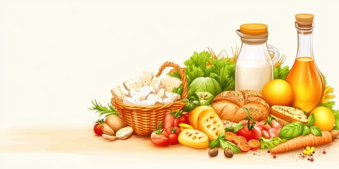 Delicious dinner setting Banner