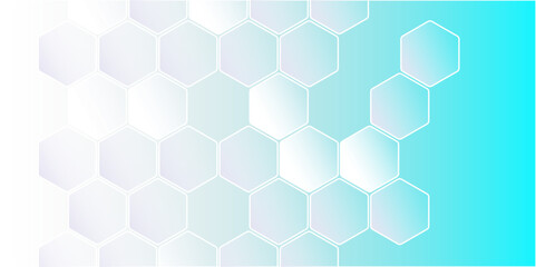 Visualizing the Future: The Abstract Aesthetic and Dynamic Structure of 3D Hexagonal Grids Within Modern White and Gray Digital Landscapes