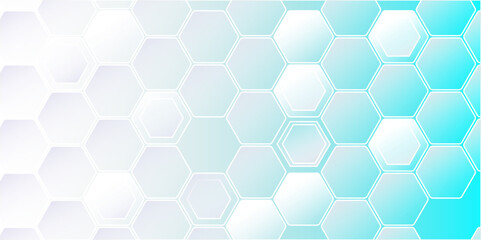 Visualizing the Future: The Abstract Aesthetic and Dynamic Structure of 3D Hexagonal Grids Within Modern White and Gray Digital Landscapes
