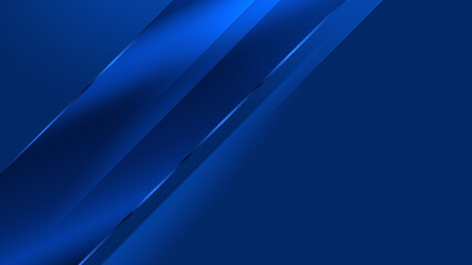 Abstract blue glass background. Digital geometric blue layout. Stripes intro template. Simple corporate blue background. 4K HD.