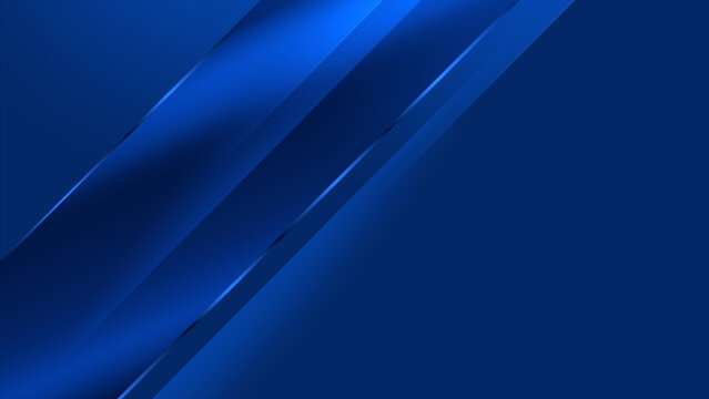 Abstract blue glass background. Digital geometric blue layout. Stripes intro template. Simple corporate blue background. 4K HD.