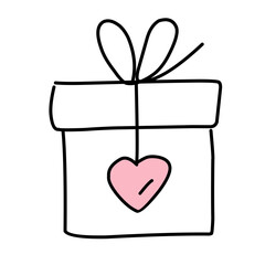 Valentines day doodle vector