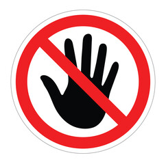 No entry , Access restricted to authorized personnel only.