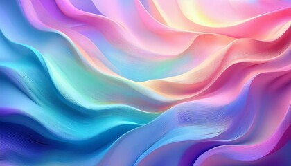 Obraz premium A clean and bright abstract texture with soft pastel gradients and subtle glossy highlights, symbolizing freshness, success, and modern finance.