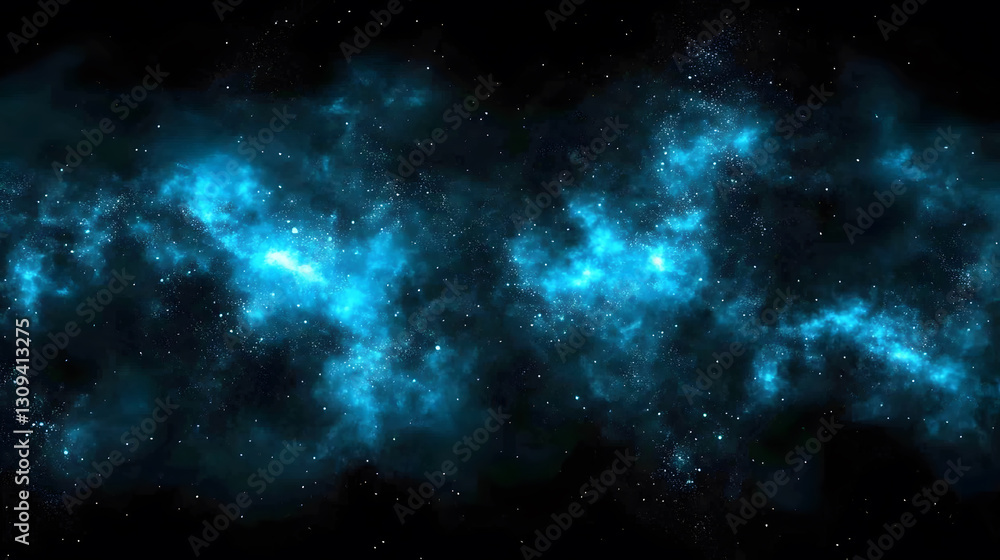 Poster cosmic chaos alpha channel overlay effects in a galactic environment