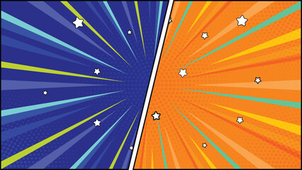 Versus backgrounds comics style design. Vector illustration.
