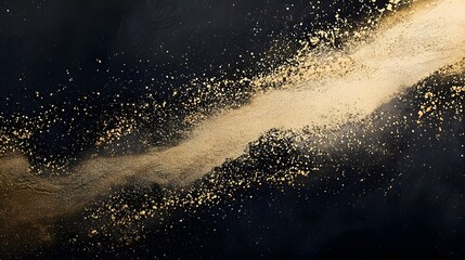 94. A luxurious gradient from soft champagne gold to deep midnight black, exuding sophistication